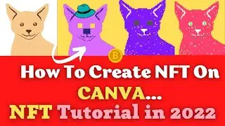 Create NFT On CANVA in 1 Minute / NFT Collection Full Tutorial👀🎓