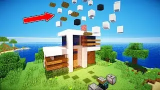 SELF BUILDING MINECRAFT REDSTONE HOUSE!