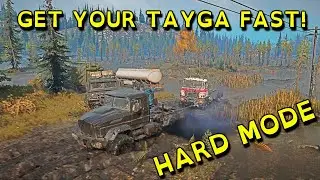 🔝 Fast Tayga 6346 Unlock Guide | SnowRunner Hard Mode | No Mods, No DLC Trucks