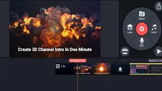 How To Make 3D Intro On Android With Kinemaster For Youtube || Youtube Channel Intro