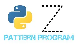 Python Pattern Programs | Printing Stars '*' in Z Shape || Python Coding Questions