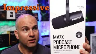 Shure MV7X Bold YouTube / Podcasting / Musician Mic