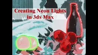 create neon light in 3ds max