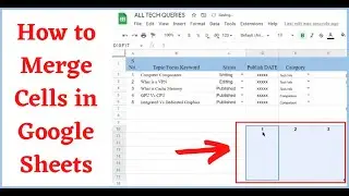 How to Merge Cells in Google Sheets? (Merge Horizontally, Vertically, & Unmerge)