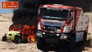 Rally Dakar 2023 | MEJORES MOMENTOS | TRUCKS ACCIDENTS AND BEST MOMENTS