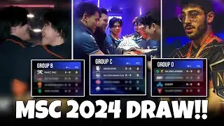 MSC 2024 GROUP DRAW IS OUT!! THIS IS THE CRAZIEST MSC GROUP STAGE EVER!! 🤯