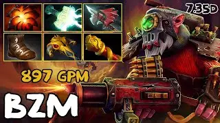 Sniper Mid - 897 GPM - bzm - 7.35d - Immortal Dota 2 Pro Plays