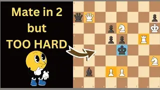 One of the Hardest! checkmate in 2 moves! (beautiful chess puzzle)