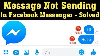 How To Fix Message Not Sending Problem Facebook Messenger || Android Mobile