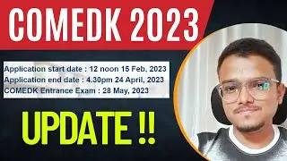 COMEDK 2023 Application Form Date Announced | COMEDK 2023 | Application Form