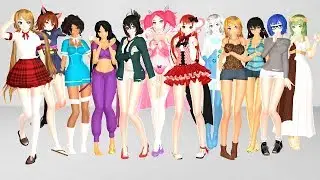 [MMD x Huniepop] Good Luck