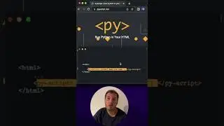 PyScript - Run Python in the Browser using HTML! #Shorts