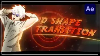 3D Shape Transition | After Effects AMV Tutorial