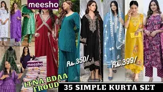 50 Meesho Huge *Trendy* Kurta Set Haul 🤭|| Omg 😱 इससे सस्ता कुछ नहीं हो सकता 😝|| Start Rs.? ||Ghtiya