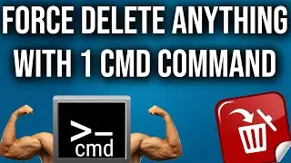How to force delete any file with CMD in windows?