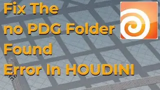 Part2.1: Fix the No PDG Folder Found Error In Houdini