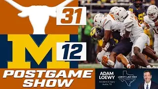 Texas Longhorns Dominate Michigan! | Postgame Show