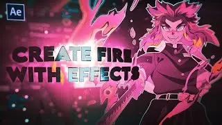 Animated Fire Effect - After Effects AMV Tutorial