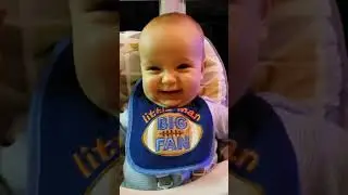 Happy Chubby-Cheeked Baby