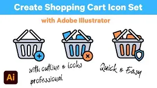 How to Create Shopping Cart Icon with Adobe Illustrator