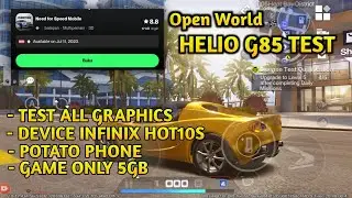 HELIO G85 TEST NEED FOR SPEED MOBILE !!! TEST ALL GRAPHICS