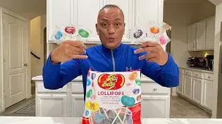 👂 JELLY BELLY LOLLIPOPS HARD CANDY (6 FLAVORS) AND EATING SOUNDS 👂 FULL VIDEO 👂 