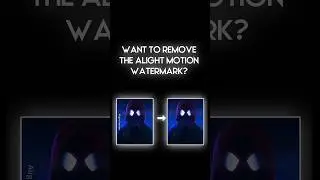 How to Remove Alight Motion Watermark #alightmotion #alightmotiontutoral