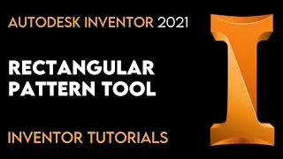 Autodesk Inventor 2021 | How to Rectangular Pattern | Tutorial