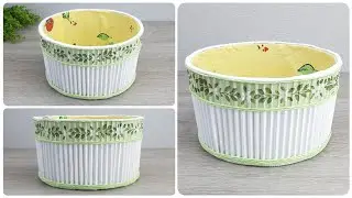 DIY Оригинальная КОРЗИНКА из Картона своими руками