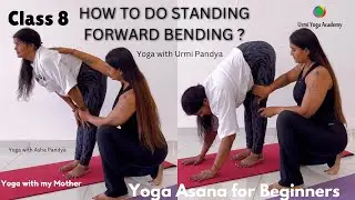 How to do Standing Forward Bending Yoga Asana ? | Yoga with Urmi Pandya @yogawithashapandya