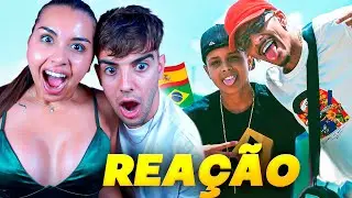 ESPANHOIS REAGEM a BABY EU TAVA NA RUA DA ÁGUA - MC Menor RV e TR  [REACT]