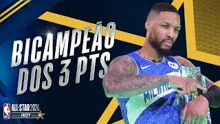 LILLARD decide NA ÚLTIMA BOLA e é BICAMPEÃO do Torneio de 3 pontos!