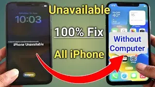 iphone unavailable lock screen fixed || Without Computer 2025