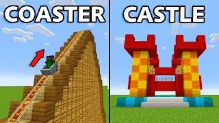 Minecraft: 20+ Amusement Park Build Hacks!