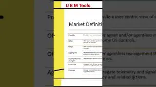 What is Unified Endpoint Management Tools #msintune #howtomanagedevices #configmgr #intune #UEM