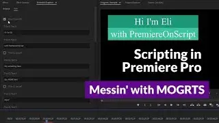 Messin' with MOGRTs | Importing and Modifying