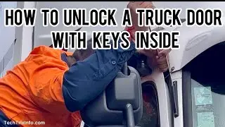 How to unlock a truck door with keys inside | Trunk Unlock @TechTrixInfo