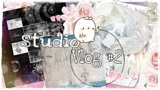 Studio Vlog #2- Manga pages, Character designs and making temporary tattoos