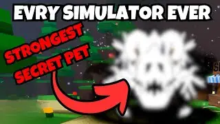 INSANE HATCH The Strongest Secret Pet in Roblox evry simulator ever!!