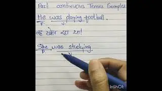 past continuous tense sentences