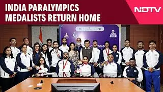 Paris Paralympics 2024 | India Paralympics Medalists Return Home, Given Grand Welcome