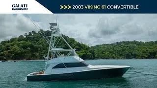 2003 Viking 61 Convertible Yacht For Sale 