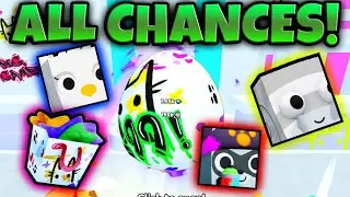 ALL  Chances For Colour Battle Event Part 2 HUGES Are INSANE!!🍀😱-pet simulator 99