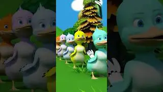 Seis Patitos 🐥 #youtubeshorts #niños #cancionesinfantiles #bebe #bailar #dance