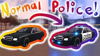 How to make a police car | Driving Simulator