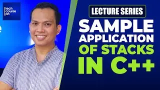 Sample Application of Stacks in C++ | Data Structure and Algorithm