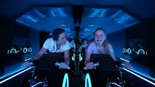 The Noob Family Rides TRON Lightcycle at Disney World