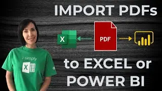 Import Data from a PDF to Excel