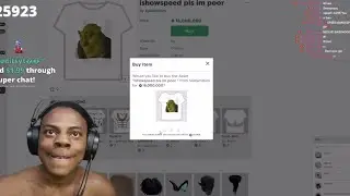 Speed spends 18 Million Robux On a T-Shirt *Crying*