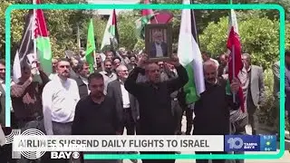 Airlines suspend flights to and from Israel